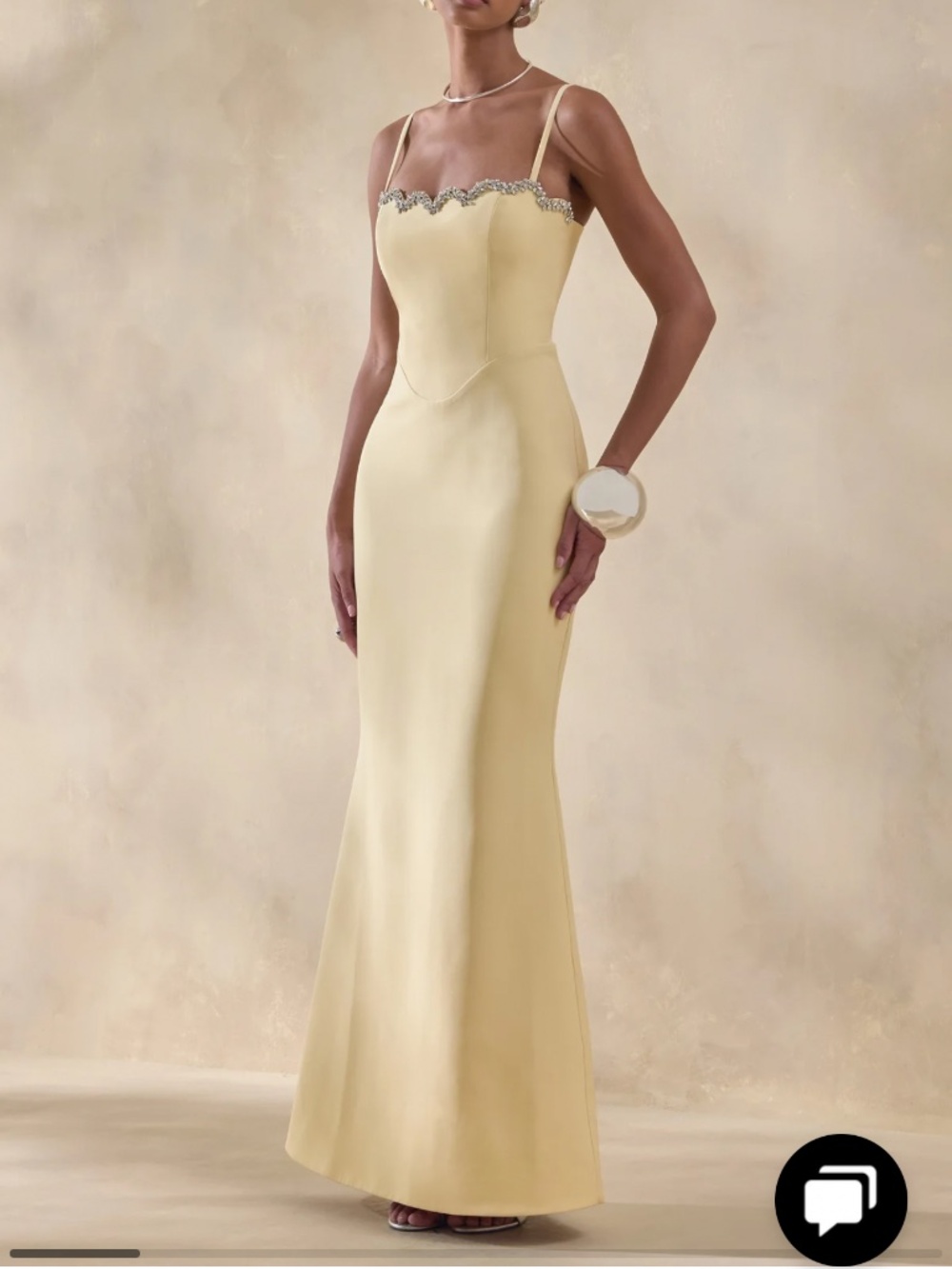 NWT Club London Gown sizes 2, 4, 6 “The Story” dress in Butter Yellow